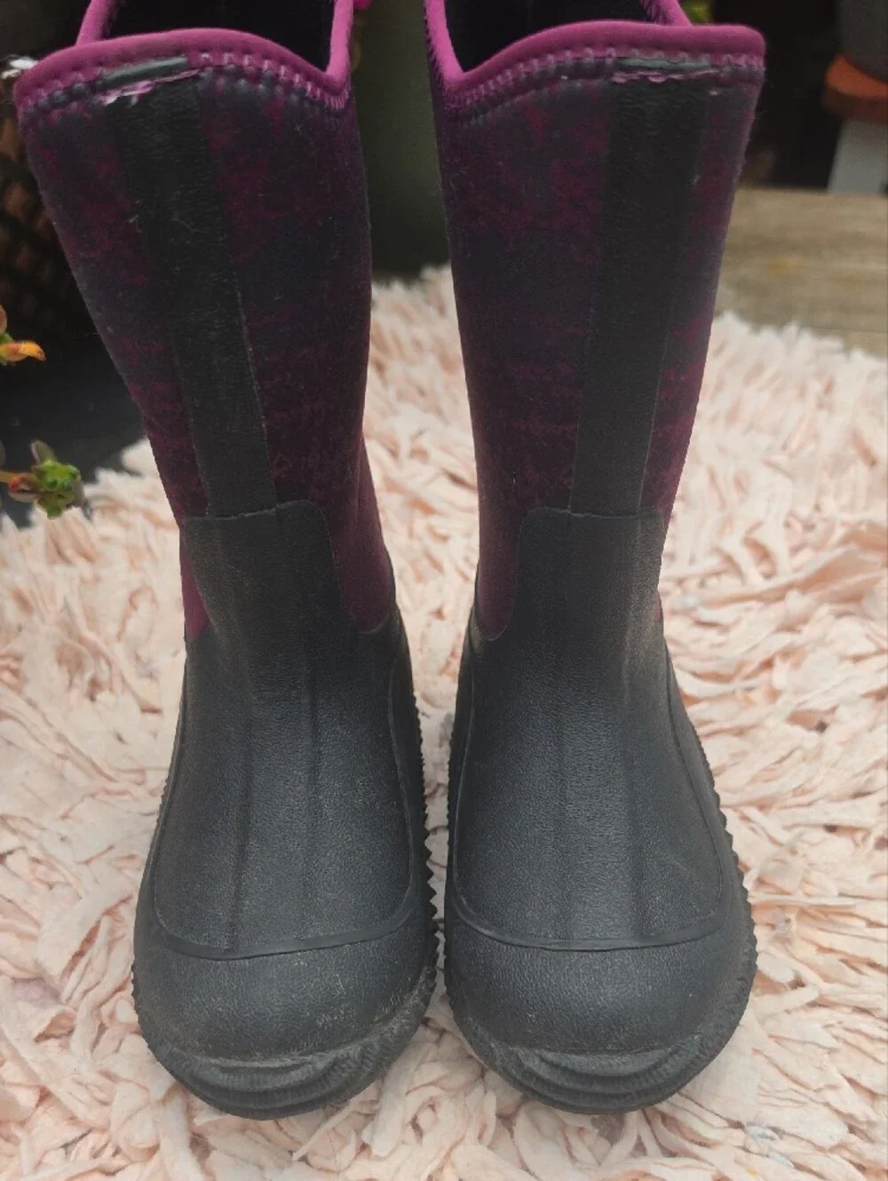 The Original Muck Boot Company Kids' Purple & Black Rain Boots